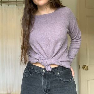 Light purple cozy sweater
